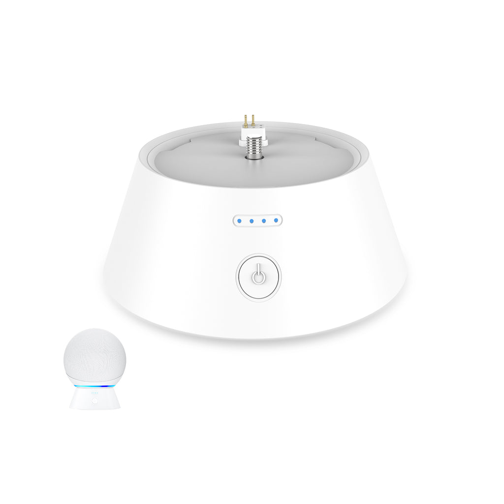 Cirtek Battery Base for Echo 4th Gen (WHITE)